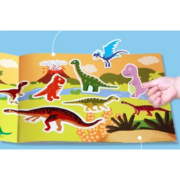 Bonito Dos Desenhos Animados Adesivos De Crianças, Crianças De Concentração De Formação Adesivo Livro Do Bebê Aluno Adesivos De Criança, Livros Zoo Oceano Adesivos