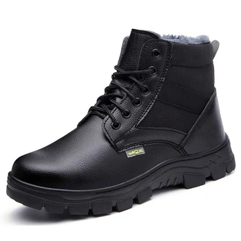 Alta Qualidade De Botas De Inverno De Homens De Aço Toe Sapatos Botas De Trabalho De Homens Da Prova Da Punctura Botas De Segurança Do Trabalho Indestrutível Sapatos De Segurança Do Trabalho