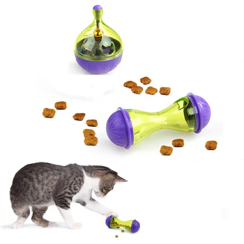 INBEPET Tremendo de Alimentos Vazamento de Brinquedo do Gato Cão Alimentador de Plástico Engraçado Pet Food Dispenser Interativo Bola Cão Quebra-cabeça Brinquedos para Cães de Pequeno porte