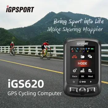 IGPSPORT IGS620 Wireless Ciclo Computador ANT+ de Navegação Velocímetro 3000 Horas de Armazenamento de Dados em Bicicleta Medidor de Energia