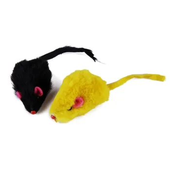 1PC Catnip Brinquedo Falso Rato de Estimação Engraçado Brinquedo do Gato Coelho de Pele de Rato Mini Brinquedo Engraçado Cor Aleatória de Boa Qualidade para animais de Estimação