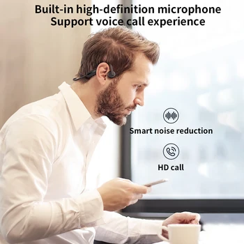2021 Projetado Novo X4 Osso de Condução Bluetooth 5.0 Fone de ouvido Esporte Execução IPX5 Impermeável sem Fio Bluetooth Fone de ouvido