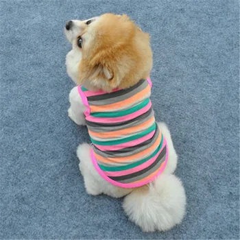 Cão Gato T-shirt Macio Cachorros Roupa Bonito Cão de Estimação, Roupas de desenho animado animal de Estimação Roupas de Verão, Camisa Casual Coletes Para Animais de Pequeno porte sk
