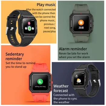 P10 Smart Watch Homens do Profissional de ginástica Completa de frequência Cardíaca sensível ao Toque IP67 Impermeável Pedômetro Tracker Pro Smartwatch