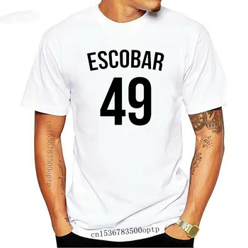 Homens T-Shirt Mens Tee Pablo Escobar NarcoPlata O Plomo El Patron Medellín S XL Casual Cool orgulho t-shirt dos homens Unisex
