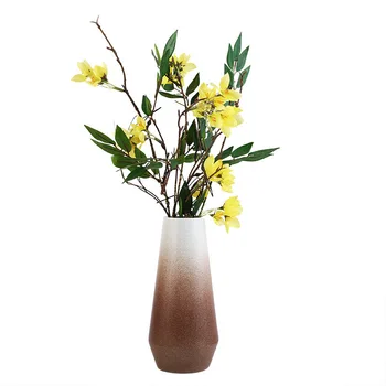 Cerâmica vaso de Flores de Estilo Nórdico Vaso Decorativo Home Porcelana, Vasos de Flores para Decoração Sala de estar Acessórios de Mesa