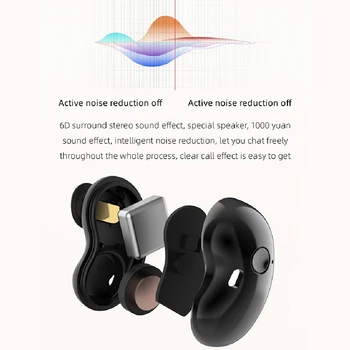 Atualização TWS Fones de ouvido Bluetooth5.1 auriculares sem Fios bluetooth fones de ouvido 9D Estéreo de Esportes Fones de ouvido Fones de ouvido Com Microfone