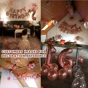 Rose Bolas Vermelhas Conjunto De Toalha De Mesa Com Látex De Lantejoulas Menina Bola De Balão Aweet Coração Decorações De Festa Folha De Aniversário Balões