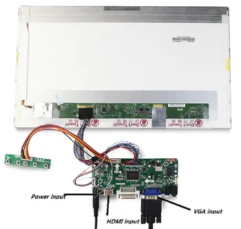 Kit Para B156XW02 V0/LTN156AT02 M. NT68676 HDMI DVI 40pin LVDS 1366X768 Painel de LED monitor LCD Controlador de placa VGA Tela de 15,6