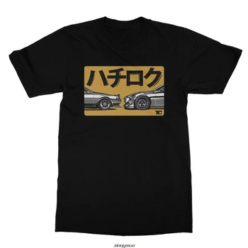Clássico Japonês Fãs De Carros 86 Sprinter Ae86 Levin Gt Apex Jdm Nova T-Shirt De Homem, De Algodão T-Shirt Dos Homens Vestuário Camisetas
