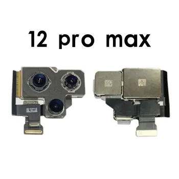 Principais Traseiro Original da Câmera Para o iPhone i12 12 mini 12pro max Câmera Traseira de 12 pro Max Big Câmera Principal da Lente de Substituição do cabo Flex