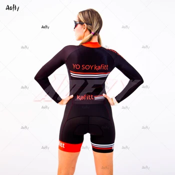 2020 Yo soy Kafit Mulheres no Triatlo, Ciclismo roupas Skinsuit conjuntos de Macaquinho Ciclismo Feminino MTB BICICLETA Roupas Macacão de kits