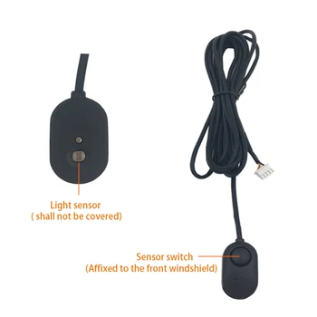 Universal 12V Carro Automático Sensor de Luz Sistema de Controle automático Sensor de Luz Sensor Autolight