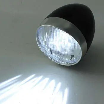 HiMISS Dianteira da Bicicleta 3 Luzes LED Vintage Farol Lanterna para a Noite de Ciclismo