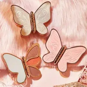 A marca de 6 cores de Sombra paleta de borboleta sombra de Olho sorte Koi Pérola Lantejoulas Glitter Matte Maquiagem placa de glitter sombra