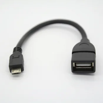 Micro USB Host OTG Cabo de Entrada 1 Macho e 2 de Saída Porta Fêmea Adaptador de Cabo Quente Conversor Para Android Telefone Inteligente Conversor