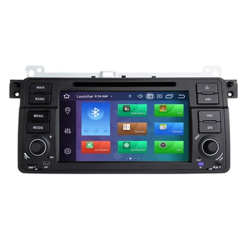 IPS DSP 1 Din Android 10 auto-Rádio Multimédia Para BMW E46 M3 Rover 75 Coupé 318/320/325/330/335 Navegação 8 Core, 4GB de RAM, 64GB