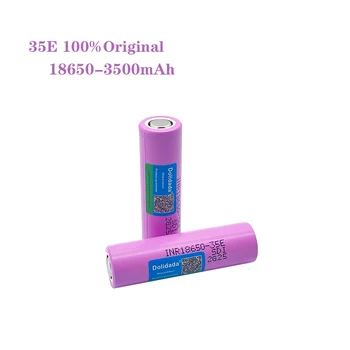 2021 Original Para 18650 3500mAh 20A descarga INR18650 35E 3500mAh 18650 bateria de iões de lítio de 3,7 v bateria Recarregável