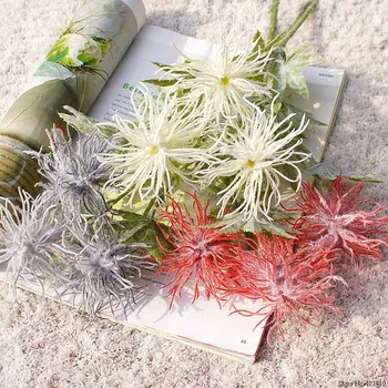 NOVO falso planta ramo fleur artificielle plástico Flores Artificiais para casamento decoração de Natal flores artificiales