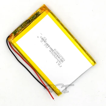 3.7 V Lítio Navigator bateria Recarregável do Li-polímero Bateria 606090 4500mAh Li-Po Baterias GPS DVD Powerbank PAD do Li-íon da Célula de alto-Falante