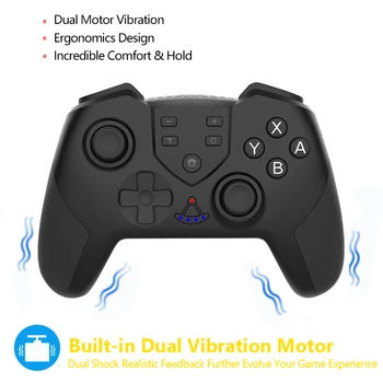 Wireless Controlador de jogos Para a Nintendo Switch Controlador Gamepad Bluetooth Para o Parâmetro NS Controlador de Joystick Bluetooth Com NFC