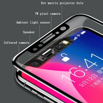 Para o Iphone XR Protetor de Tela de Vidro Temperado de 10-No Para o Iphone da Apple Xs max Xr X 10 IphoneXS Vidro de Protecção Filme Capa