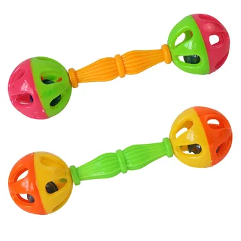 2Pcs/Set Noise Maker Bebê, Brinquedos para as Crianças recém-Nascido de Aprendizagem Educacional Bell Brinquedos de Jogar Com a Mãe e o pai Juntos e Felizes
