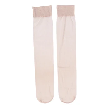 10D ultra-fino tubo de meias mulheres de curto fina de meio-comprimento de perna curta de seda mulheres core-spun silk antiderrapante