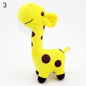 12cm Bonito Macia Pelúcia Macia Girafa Animal Querida Boneca, Bebê, brinquedos de Pelúcia, Brinquedos de Crianças Crianças de Presente de Aniversário 1pcs Drop Shipping