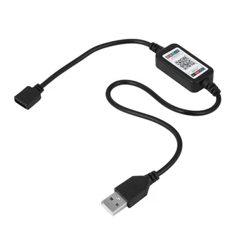 Mini USB, RGB Controlador Bluetooth Tira de LED Controlador LED Strip de TV, luz de fundo do Controle Remoto Inteligente Acessórios para o Lar