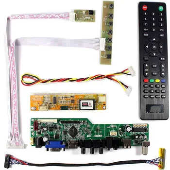 Novo TV56 Kit de quadro para N154I1-L07 N154I1-L08 N154I1-L09 L0B/L0C/L0D TV+HDMI+VGA+AV+USB ecrã LCD LED de Controlador de Placa de Driver