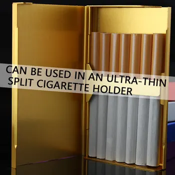 Charutos Cigarete Cigarro Tobacoo Caso O Suporte Da Caixa Do Bolso O Suporte Da Caixa Do Recipiente De Armazenamento De Caixa De Presente De Fumar Acessórios