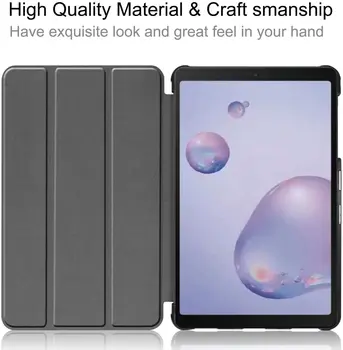 Smart Case para Samsung Galaxy Tab A10.1 2019 SM-T510 SM-T515 Virar Capa de Couro para Galaxy Tab A8.4