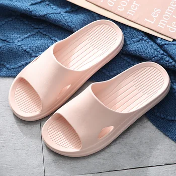 Nova Verão de Sapatos de Mulher Sandálias Homens Mulheres Interiores Casa, Chinelos de quarto Flip-Flops Sólido antiderrapante Banho, Chinelos Sapatos Femininos