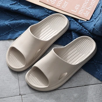 Nova Verão de Sapatos de Mulher Sandálias Homens Mulheres Interiores Casa, Chinelos de quarto Flip-Flops Sólido antiderrapante Banho, Chinelos Sapatos Femininos