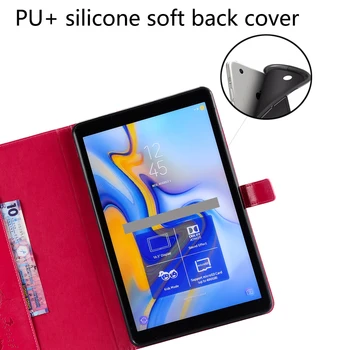 Tablet Case para Samsung Galaxy Tab de 10,5 polegadas T590 T595 T597 2018 Ficar Smart Cover Flip para Um Galaxy Tab 10.1 2016 T585 T580