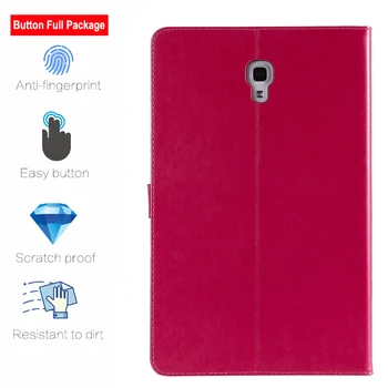 Tablet Case para Samsung Galaxy Tab de 10,5 polegadas T590 T595 T597 2018 Ficar Smart Cover Flip para Um Galaxy Tab 10.1 2016 T585 T580