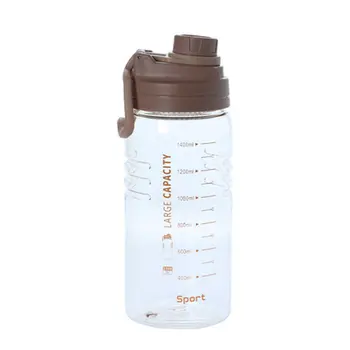 1,5 L de Água Potável Garrafa com Palha Garrafas à Prova de Vazamento de Crianças da Escola, Com Tampa Caminhadas, Camping Plástico Livre de BPA