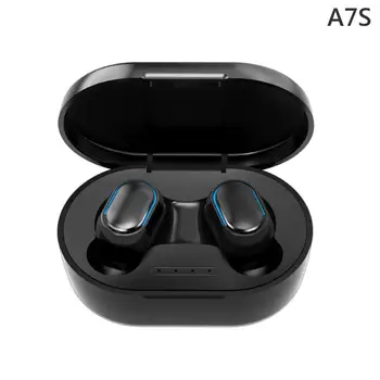 A7S/E7S TWS Fone de ouvido sem Fio Bluetooth Fones de ouvido IPX7 AI de Controle do Fone de ouvido para Jogos bass Estéreo Com Microfone de Redução de Ruído