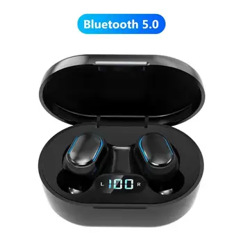 A7S/E7S TWS Fone de ouvido sem Fio Bluetooth Fones de ouvido IPX7 AI de Controle do Fone de ouvido para Jogos bass Estéreo Com Microfone de Redução de Ruído