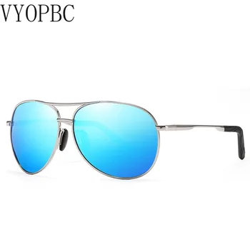 Clássico Óculos de sol Polarizados Homens de Condução Óculos Preto Piloto de Óculos de sol de Marca Designer Masculino Vintage, Óculos de sol UV400