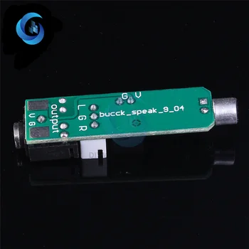Microfone Circuito Amplificador Módulo DC 1.5-5V 3P Terminal de Áudio de 3,5 mm Placa de Amplificador