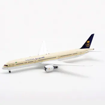 Escala 1/200 B787-10 Saudia Airlines avião de brinquedo de aeronaves fundido de liga de avião com trem de pouso modelo de brinquedo