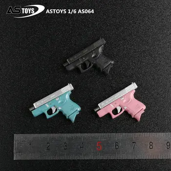 ASTOYS 1/6 Soldado AS064 Viúva Negra Glock G20 Modelo Tricolor Disponível Pistola Modelo Não pode Lançar em stock