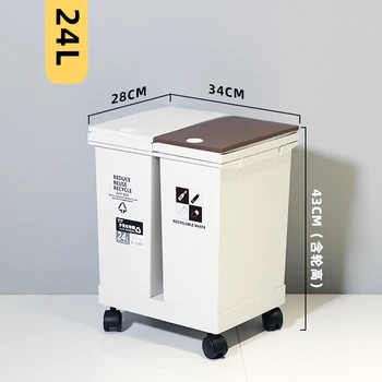 Criativo Luxo de Lixo Plástico Pode Banho Lixo Cozinha Grande caixote de Reciclagem Tacho De Basura Saco de Lixo Titular ED50TC