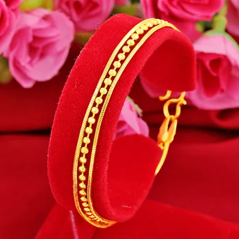 Ouro 24K cor Cadeias de Multicamadas charme Bracelete feito a mão da Jóia Boho Pulseiras para mulheres Tornozeleiras Acessórios do casamento Presentes