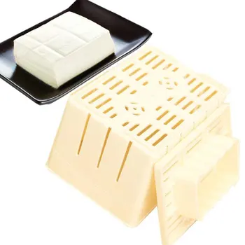 Venda quente de plástico de soja rot máquina de BRICOLAGE caseira tofu pressionando o molde de caixa de queijo montagem do molde de cozinha conjunto de ferramentas convenien