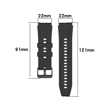22mm de Silicone Pulseira Para Huami Amazfit GTR 47 Correia de Substituição pulseira wristStrap para Amazfit GTR 2 2E/HaylouSolar LS05