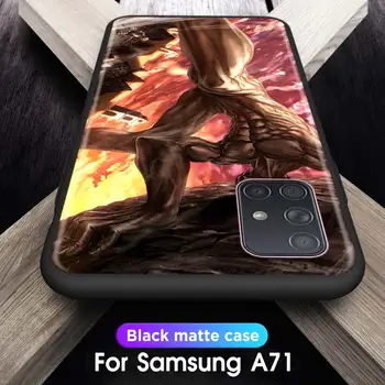 Shell Para Samsung Galaxy A71 A42 A51 5G A91 A72 Ataque Titan Levi Ackerman Coque para SAMSUNG GALAXY A02s A21 A31 A41 Quantum