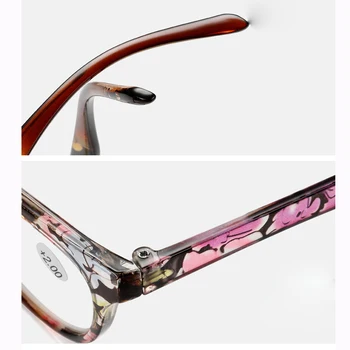 VCKA Olho de Gato Mulheres de Óculos de Leitura Unissex, Mulher, Moda masculina com Presbiopia cor de Impressão Super leve Óculos Diopt +1,00 a+4.00
